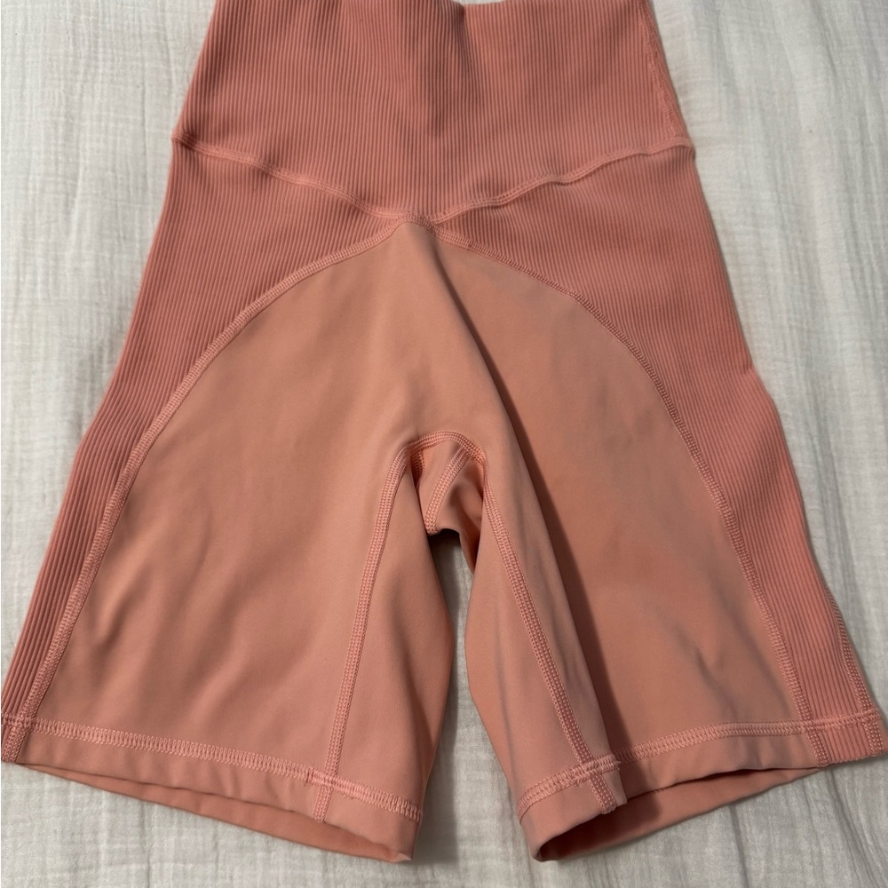 Aerie Goals hi-rise ribbed bike shorts size small